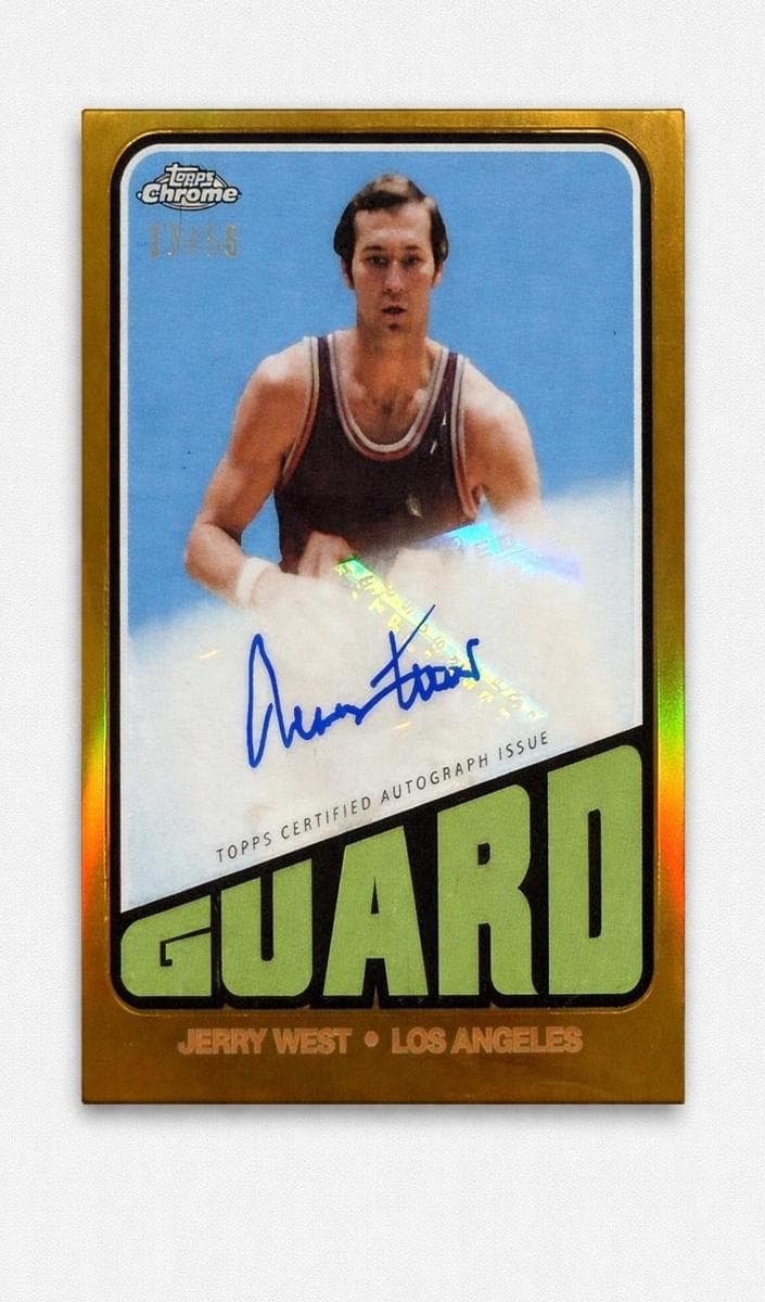 Jerry West 2023 topps Topps Chrome