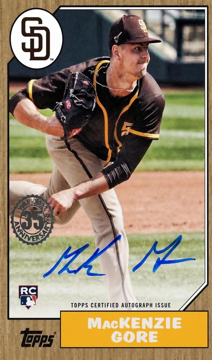 MacKenzie Gore 2022 topps Topps Update