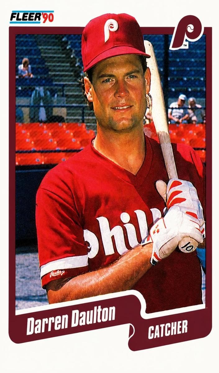 Darren Daulton 1990 fleer