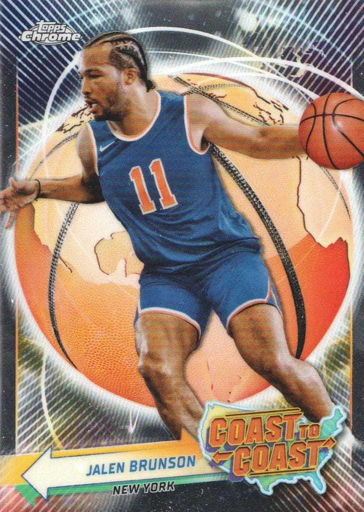 Jalen Brunson 2023 topps Topps Chrome