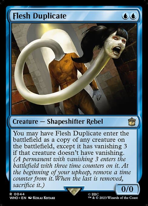 Flesh Duplicate 2023 Magic: The Gathering Doctor Who