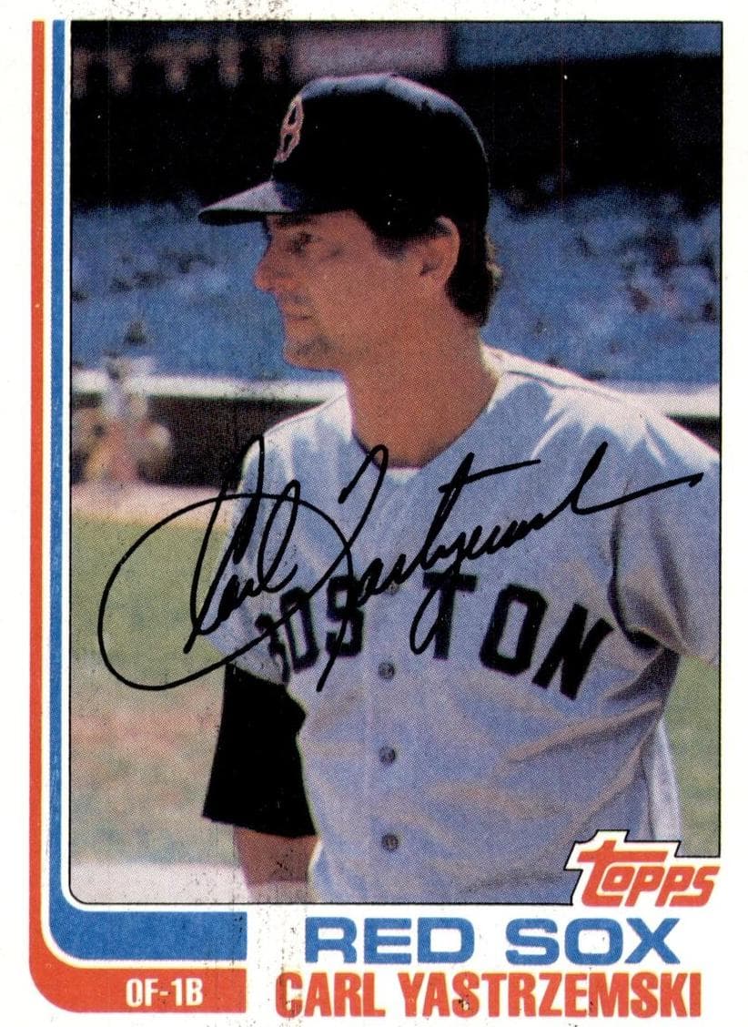 Carl Yastrzemski 1982 topps Topps