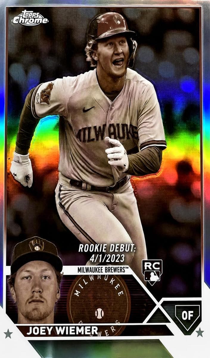 Joey Wiemer 2023 topps