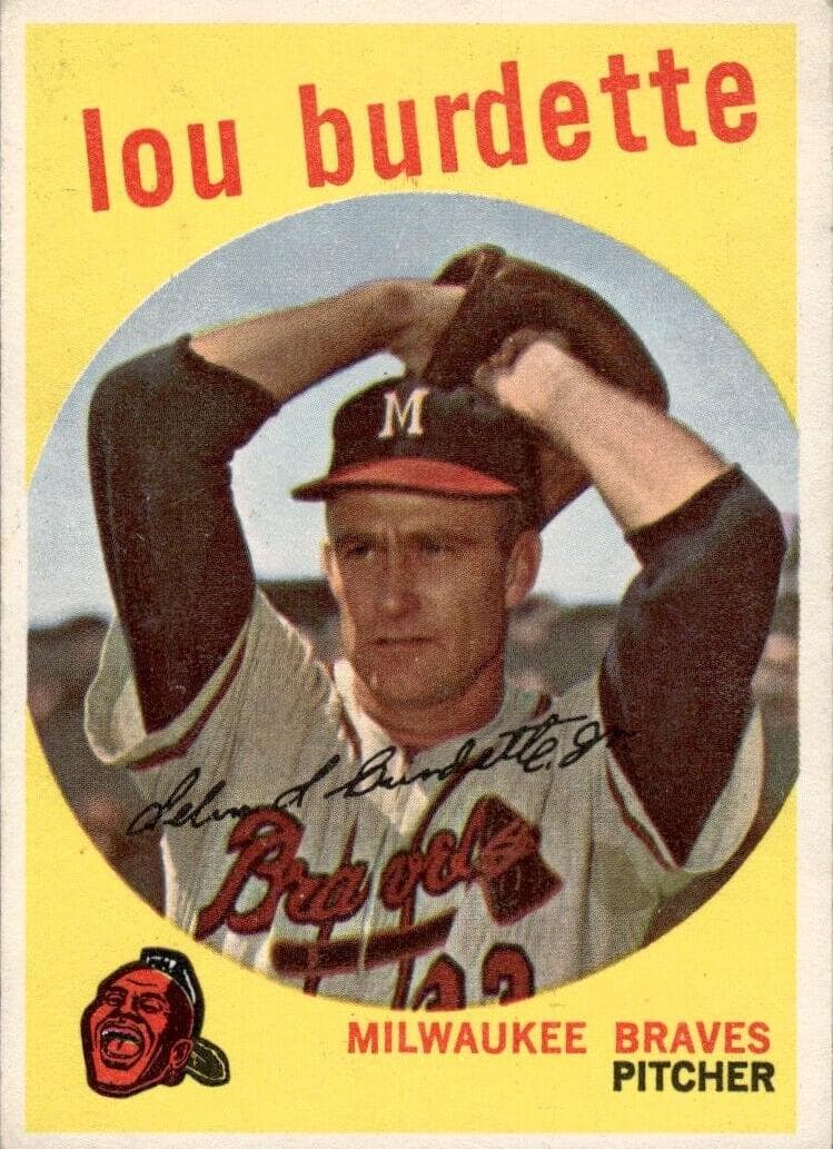 Lew Burdette 1959 topps Topps