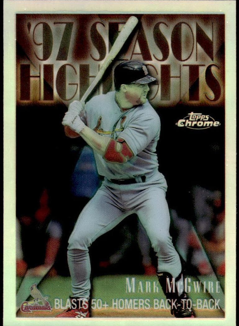 Mark McGwire 1998 topps Topps Chrome