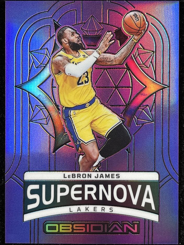 LeBron James 2023 panini Panini Obsidian