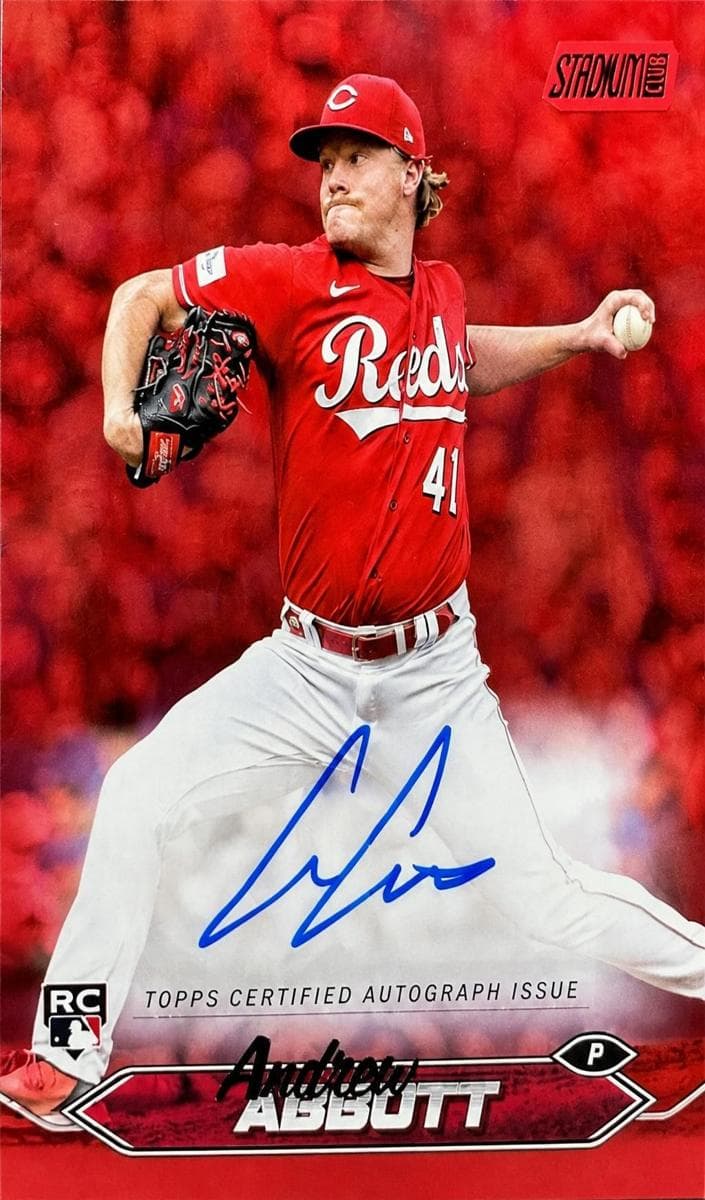 Andrew Abbott 2024 topps Stadium Club