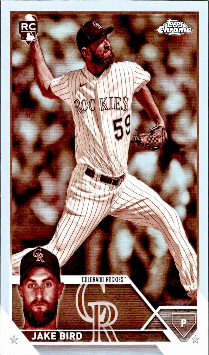 Jake Bird 2023 topps Topps Chrome Update