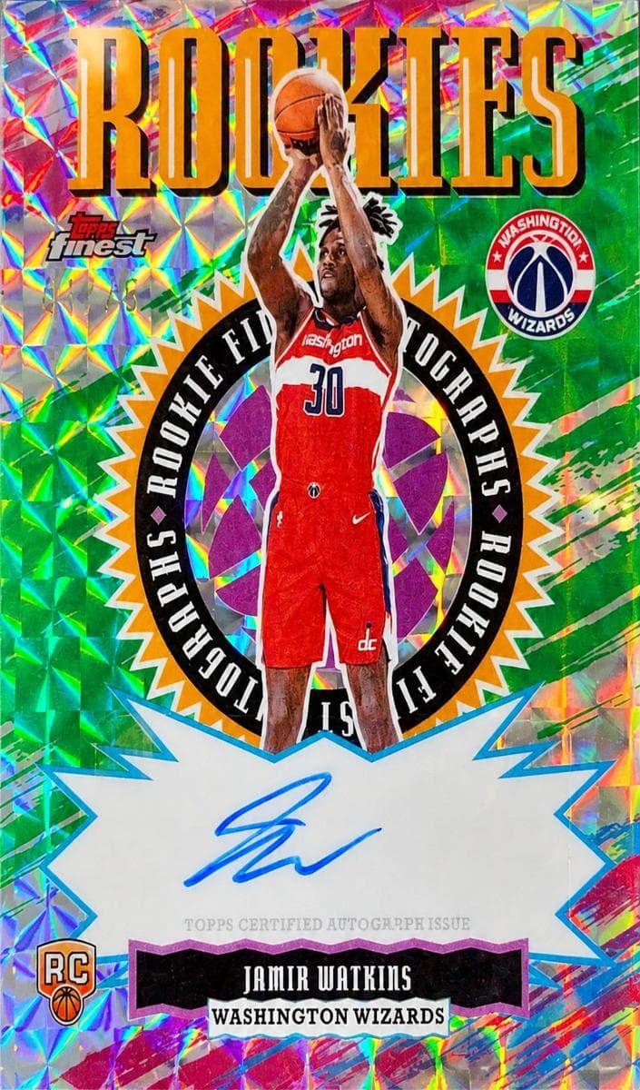 Jamir Watkins 2025 topps Topps Finest