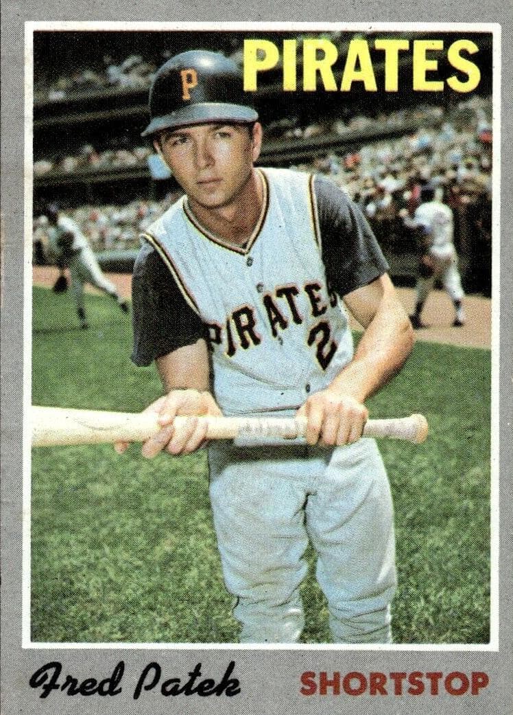 Fred Patek 1970 topps Topps