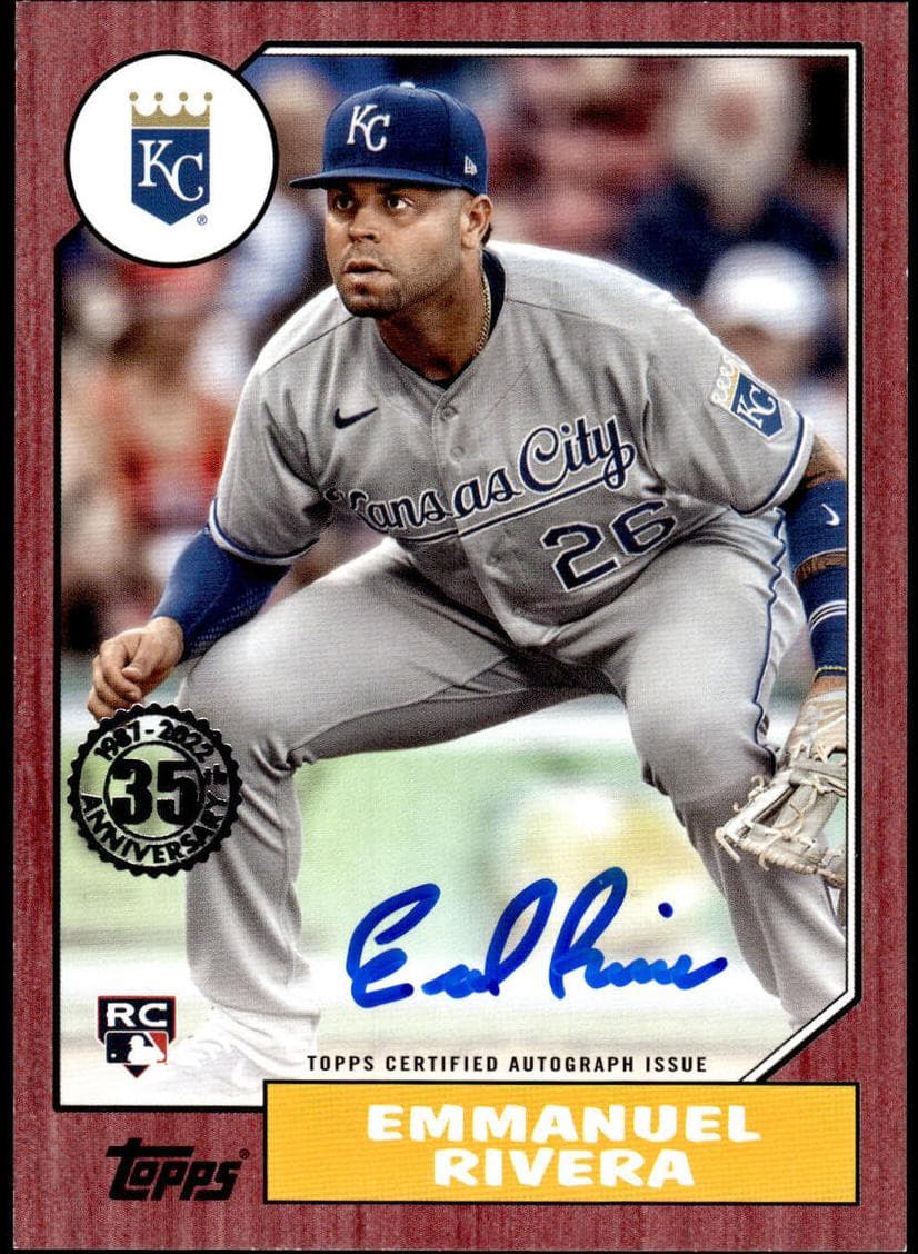 Emmanuel Rivera 2022 topps Topps