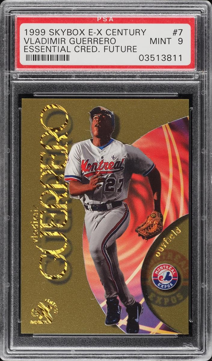 Vladimir Guerrero 1999 fleer SkyBox E-X Century
