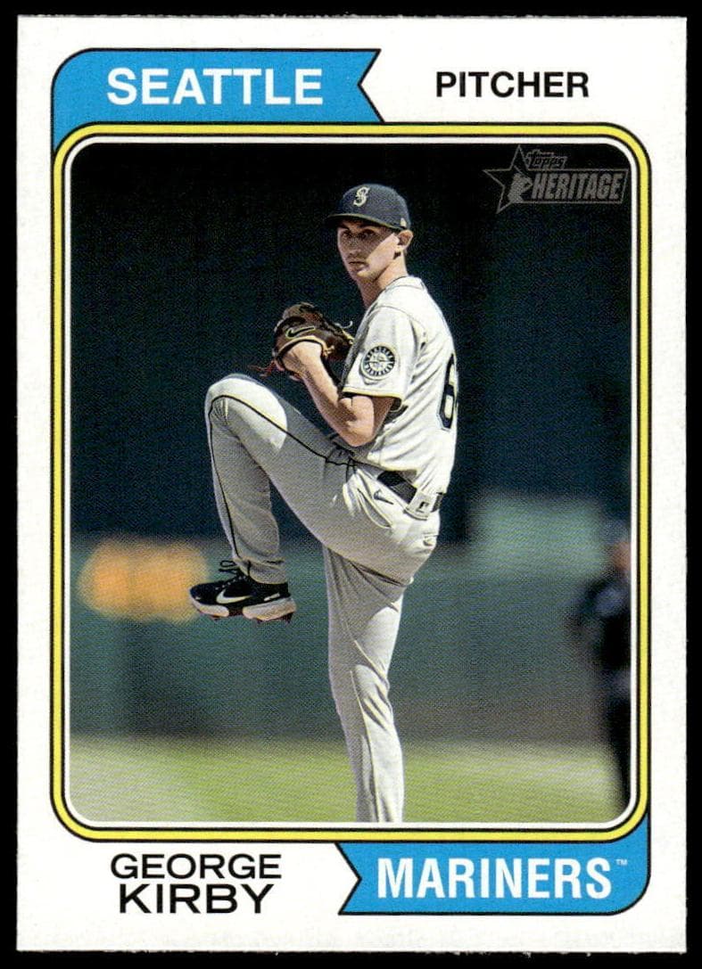 George Kirby 2023 topps Topps Heritage