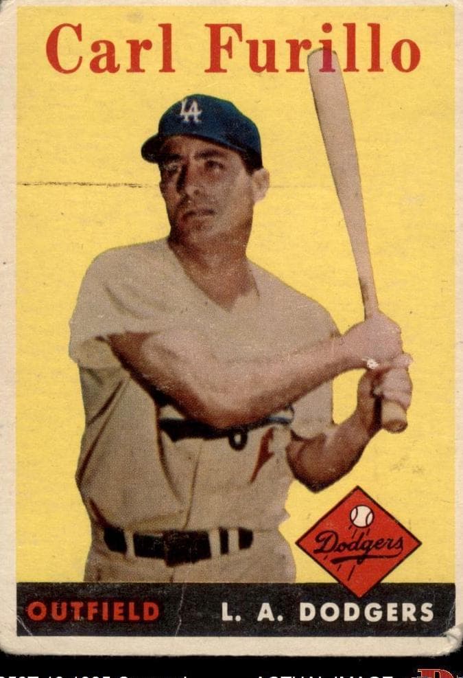 Carl Furillo 1958 topps Topps