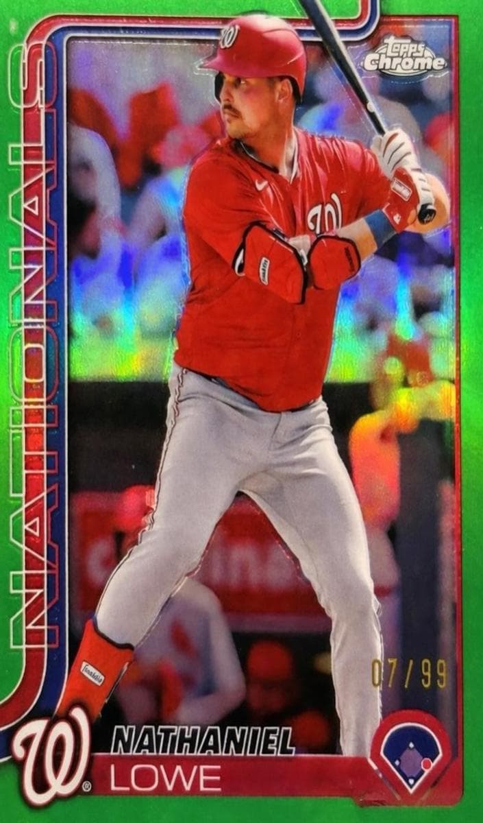 Nathaniel Lowe 2025 topps Chrome
