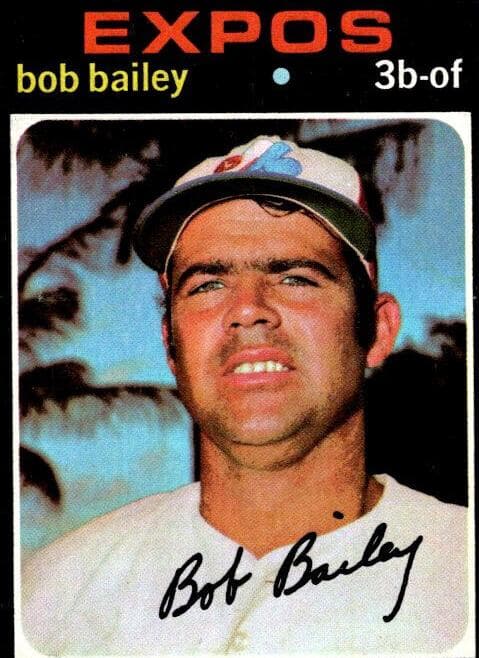 Bob Bailey 1971 topps Topps