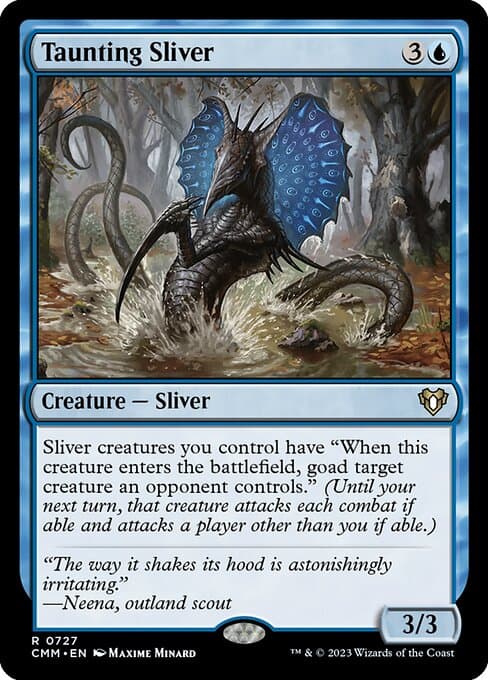 Taunting Sliver 2023 Magic: The Gathering Commander Masters