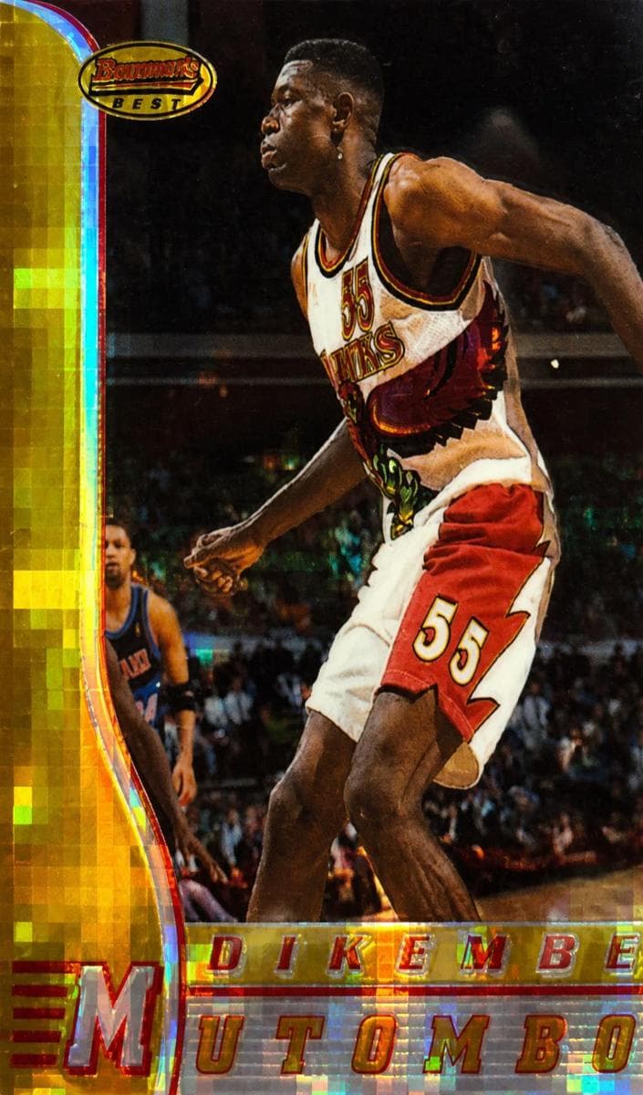 Dikembe Mutombo 1996 unknown Bowman's Best