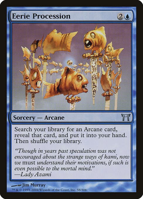 Eerie Procession 2004 Magic: The Gathering Champions of Kamigawa