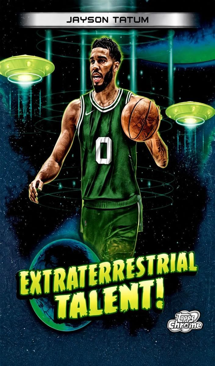Jayson Tatum 2023 topps Topps Chrome Cosmic
