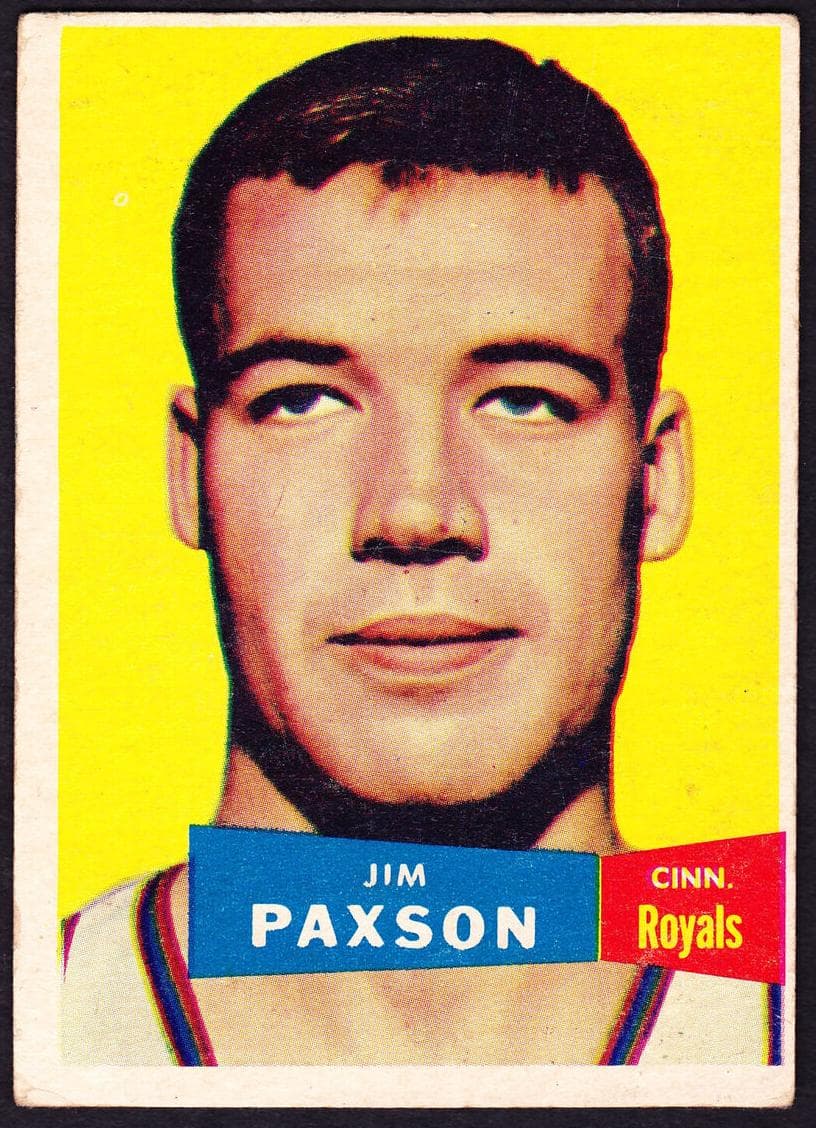 Jim Paxson 1957 topps