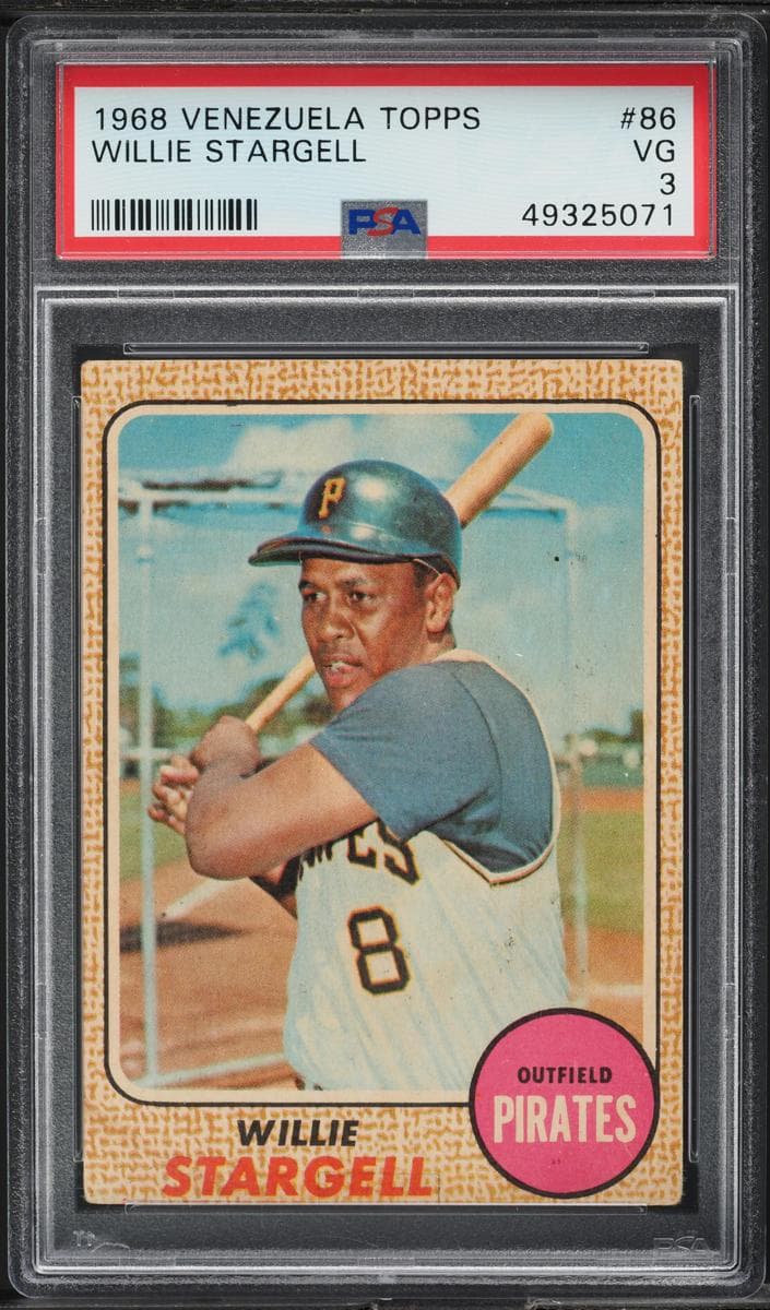 Willie Stargell 1968 topps