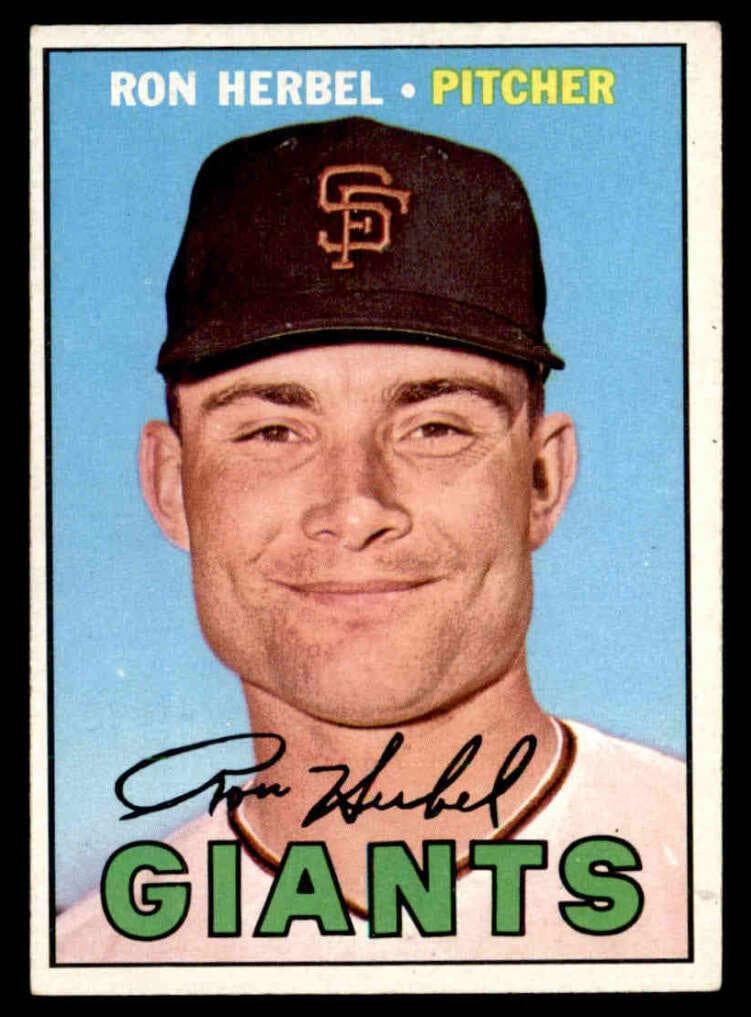 Ron Herbel 1967 topps Topps