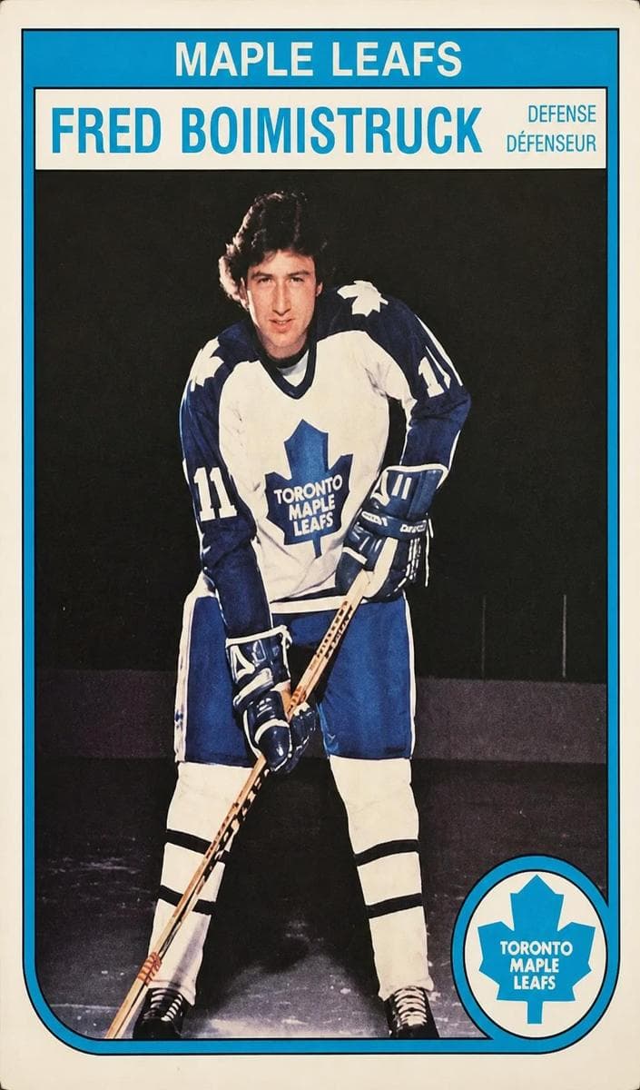 Fred Boimistruck 1982 topps O-Pee-Chee