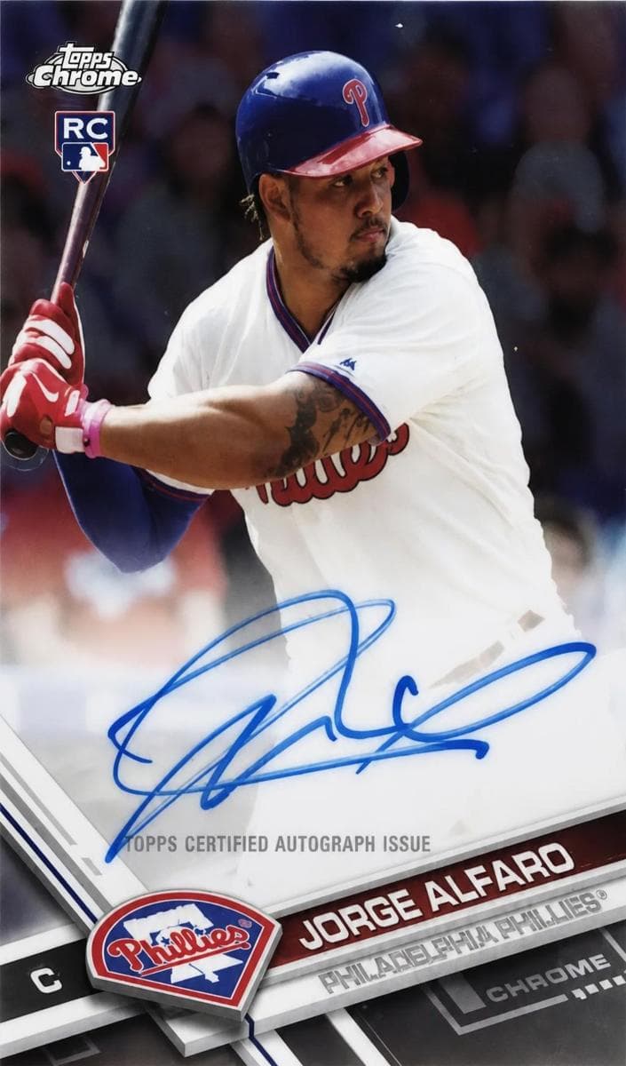 Jorge Alfaro 2017 topps Topps Chrome