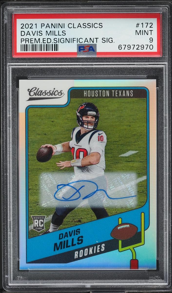 Davis Mills 2021 panini