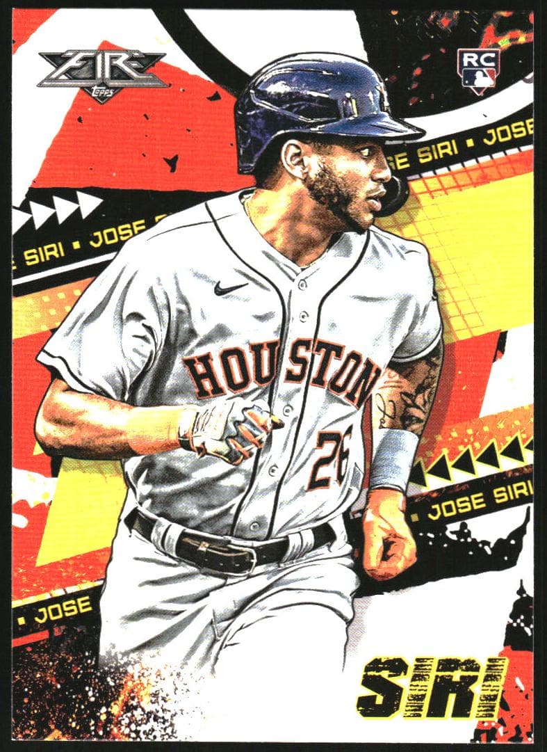 Jose Siri 2022 topps Topps Fire