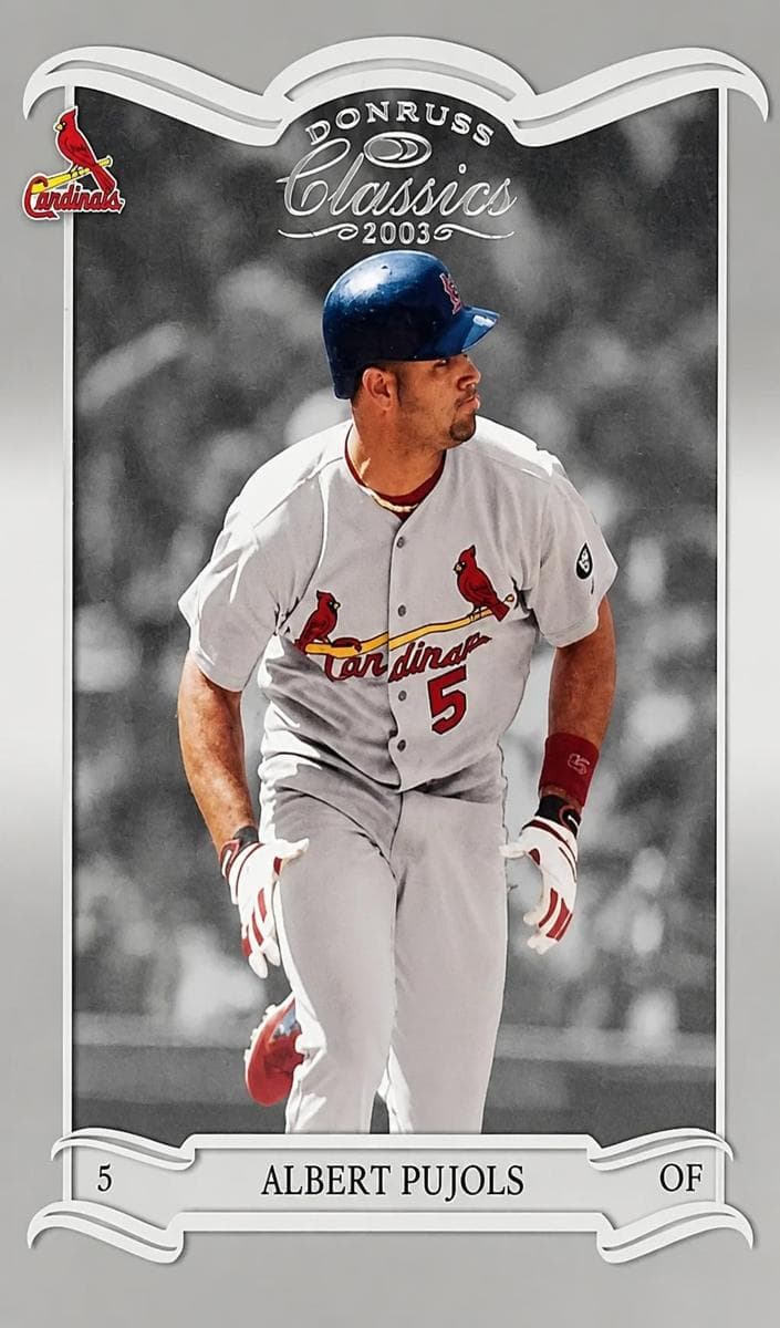 Albert Pujols 2003 panini Donruss Classics