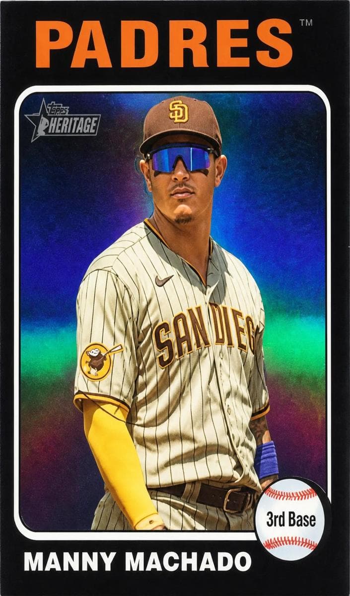Manny Machado 2024 topps Topps Heritage