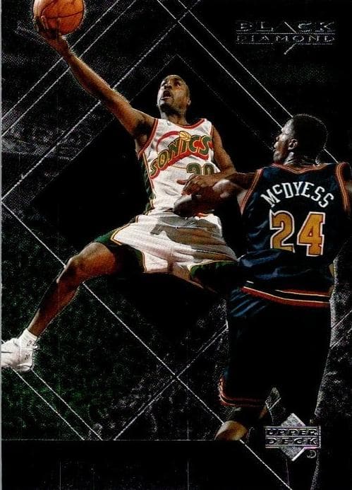 Gary Payton 1999 upper-deck Black Diamond