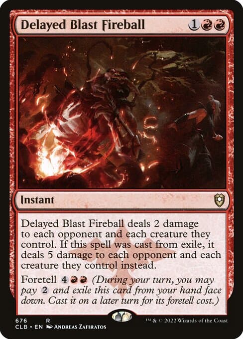 Delayed Blast Fireball 2022 Magic: The Gathering Commander Legends: Battle for Baldur's Gate