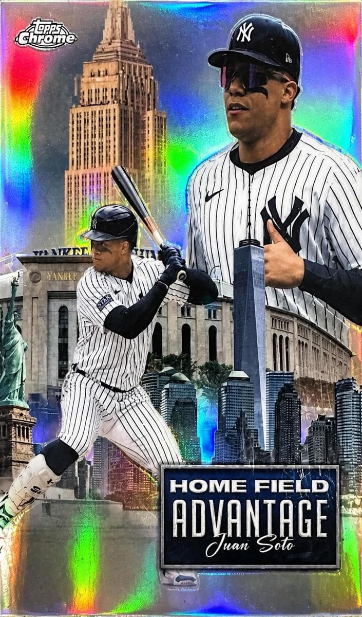 Juan Soto 2024 topps Topps Chrome Update