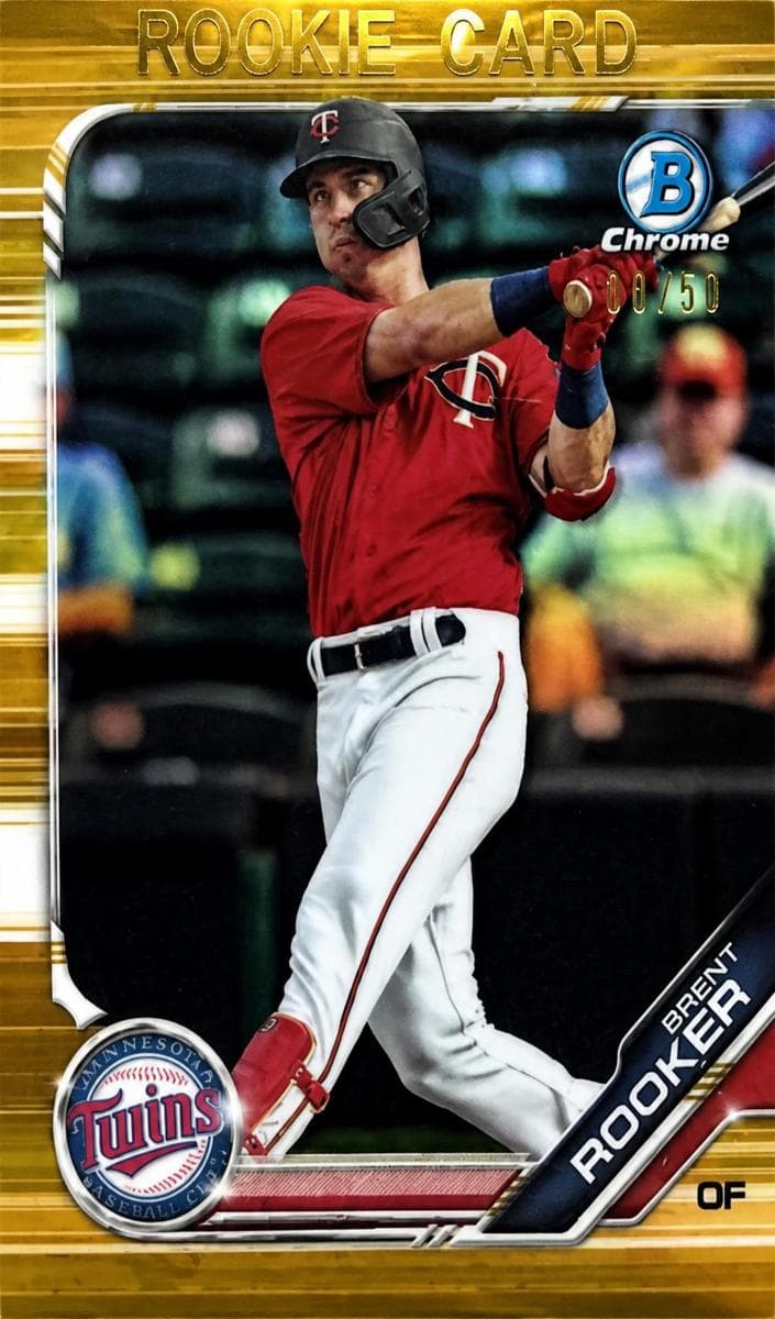 Brent Rooker 2019 bowman Bowman Draft Sapphire Edition