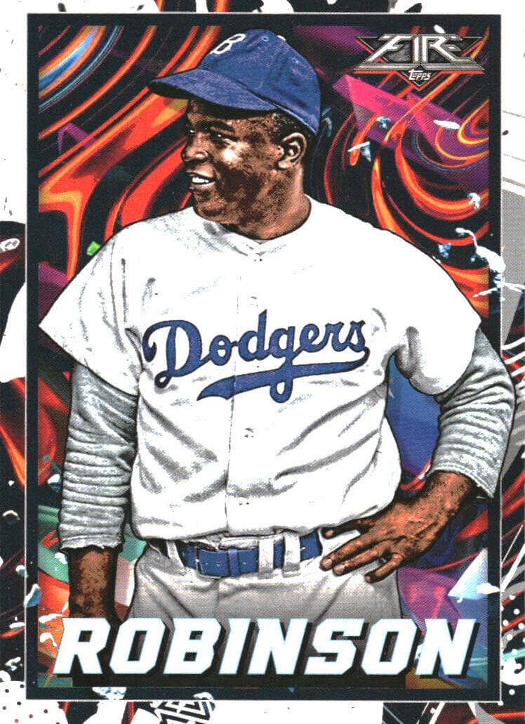 Jackie Robinson 2022 topps Topps Fire