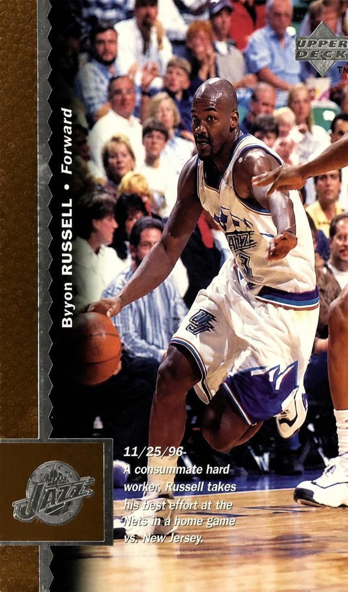 Bryon Russell 1996 upper-deck Upper Deck