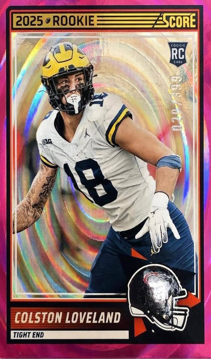 Colston Loveland 2025 panini Score-A-Treat