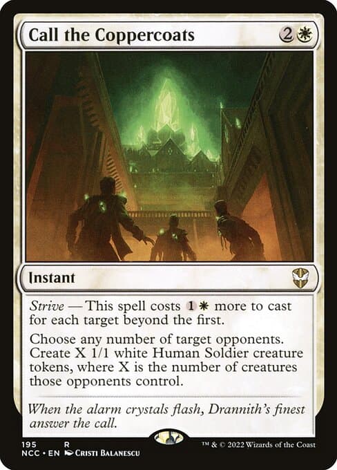 Call the Coppercoats 2022 Magic: The Gathering New Capenna Commander