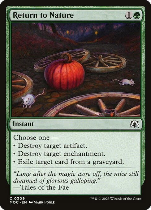 Return to Nature 2022 Magic: The Gathering Starter Commander Decks