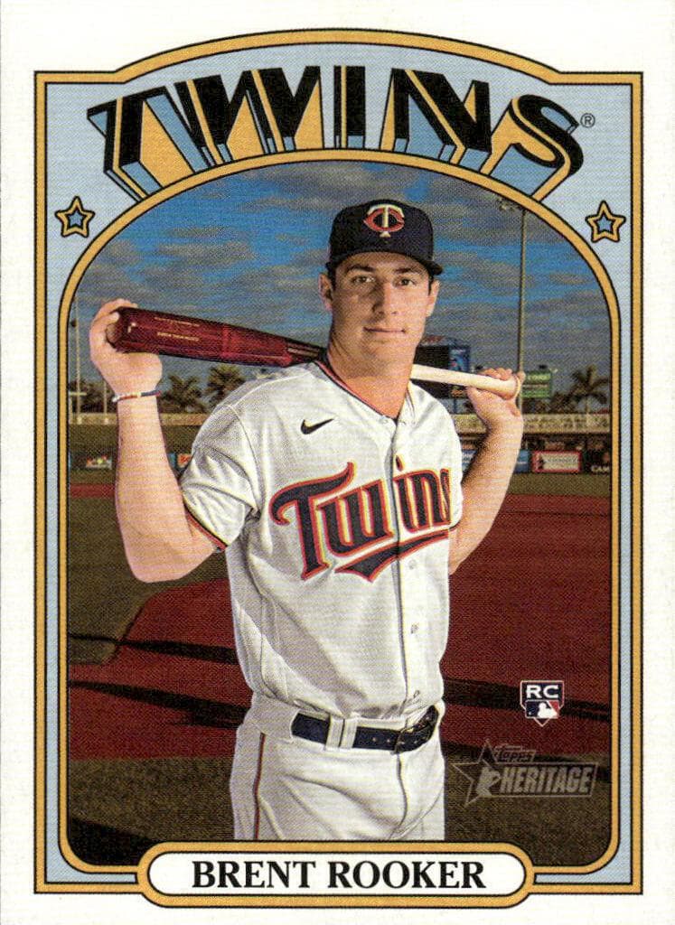 Brent Rooker 2021 topps Topps Heritage