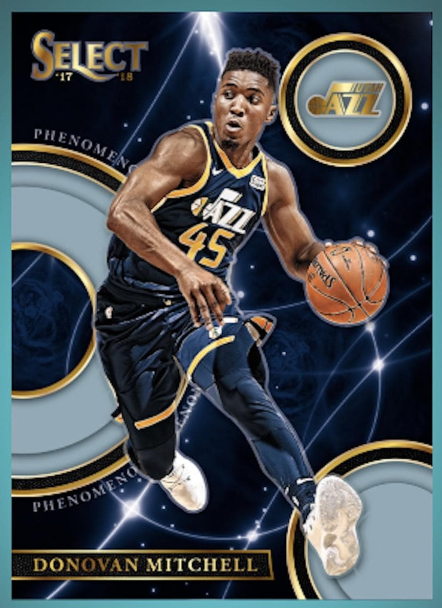 Donovan Mitchell 2017 panini Select Phenomenon