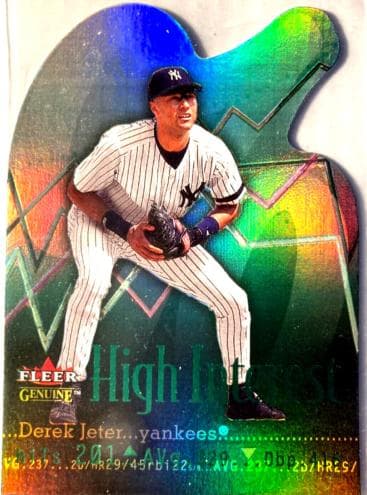 Derek Jeter 2001 fleer Genuine
