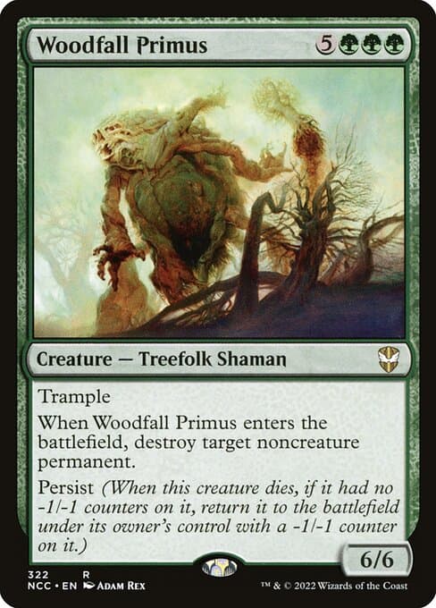 Woodfall Primus 2022 Magic: The Gathering New Capenna Commander