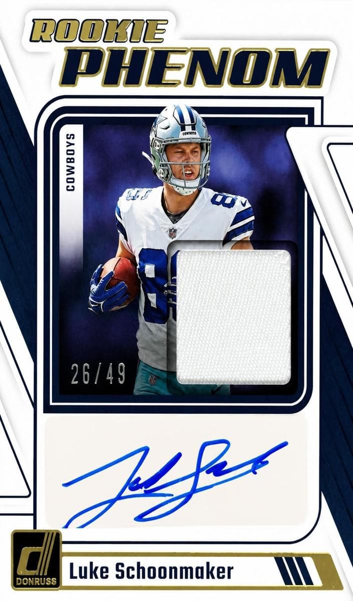 Luke Schoonmaker 2023 panini Panini Donruss
