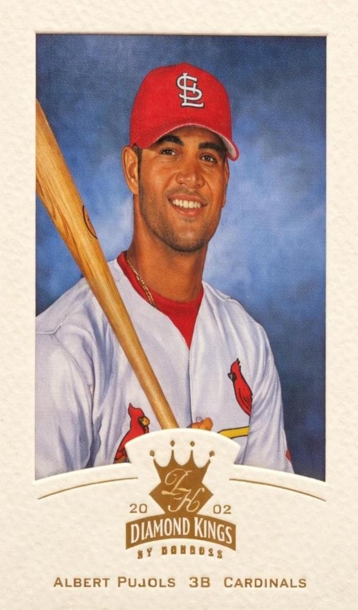 Albert Pujols 2002 panini Donruss Diamond Kings
