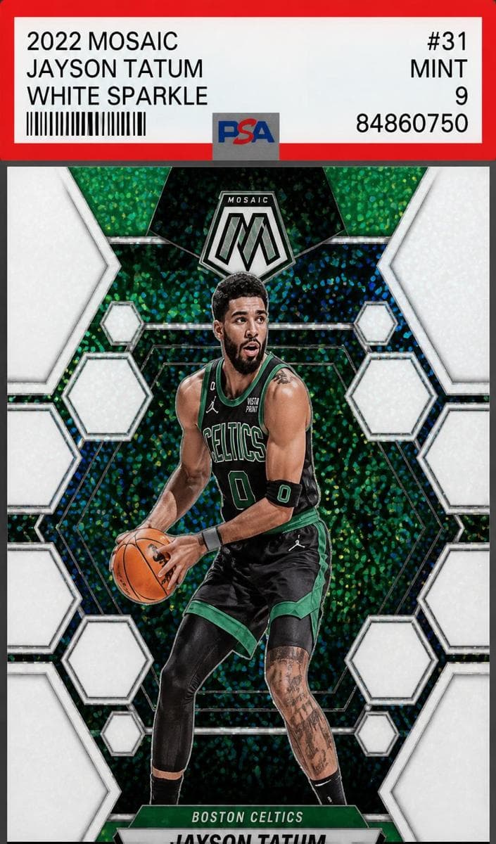 Jayson Tatum 2022 panini Panini Mosaic