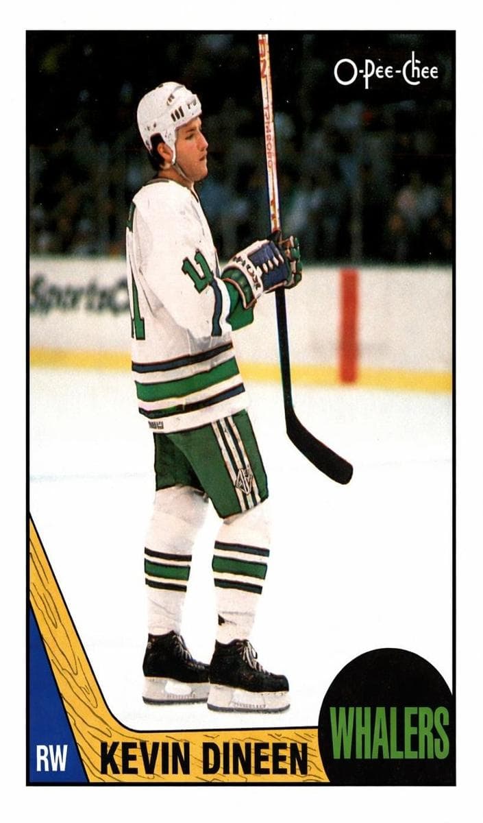 Kevin Dineen 1987 topps O-Pee-Chee